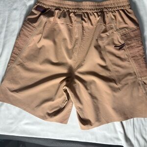 lululemon athletica Men's Tan Cargo Shorts